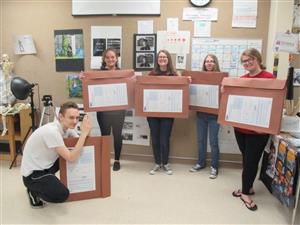 Jack Geissler, Julia Shandley, Genna Hord, Amanda Aquilone, Bella Mazzoni 2018-19 